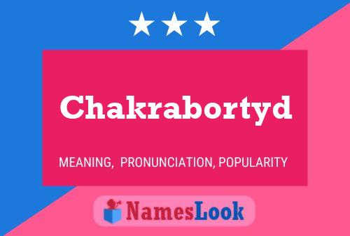 Póster del nombre Chakrabortyd