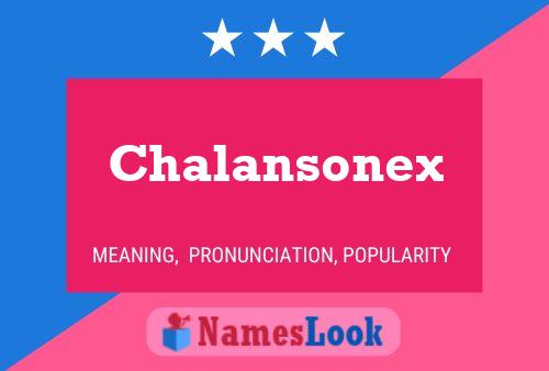 Póster del nombre Chalansonex