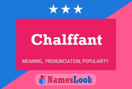 Póster del nombre Chalffant