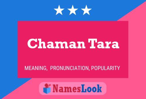 Póster del nombre Chaman Tara