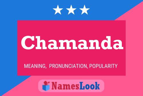 Póster del nombre Chamanda