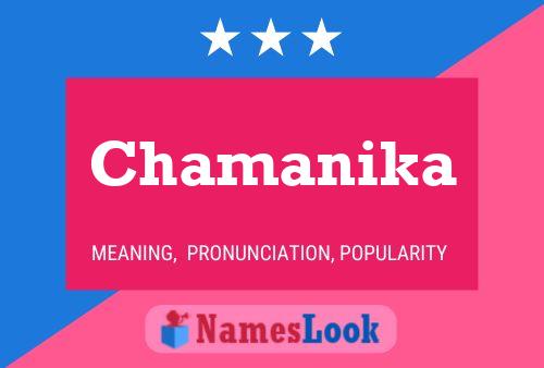 Póster del nombre Chamanika