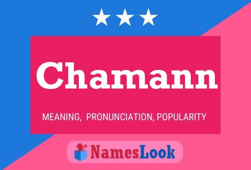 Póster del nombre Chamann