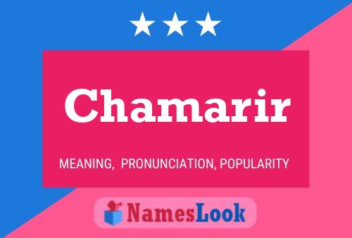 Póster del nombre Chamarir