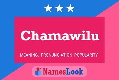 Póster del nombre Chamawilu