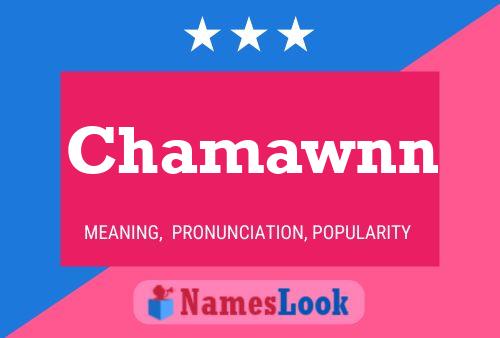 Póster del nombre Chamawnn