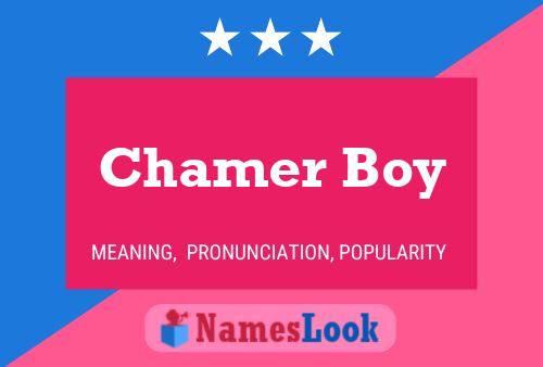 Póster del nombre Chamer Boy