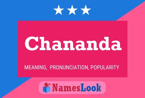 Póster del nombre Chananda