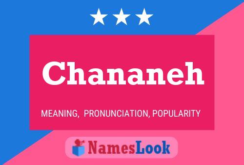 Póster del nombre Chananeh