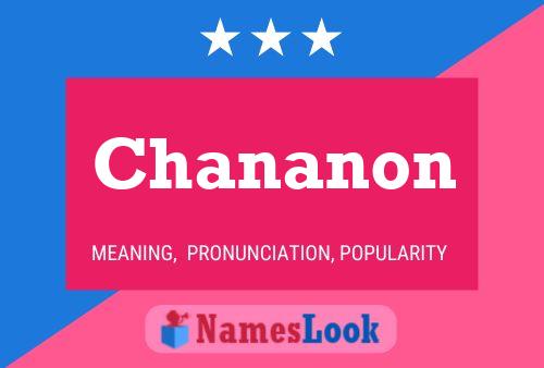 Póster del nombre Chananon