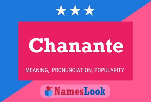 Póster del nombre Chanante