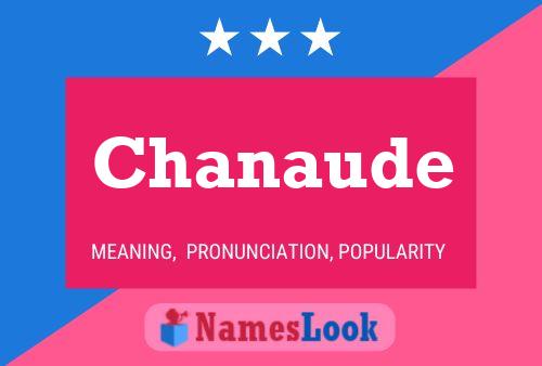 Póster del nombre Chanaude