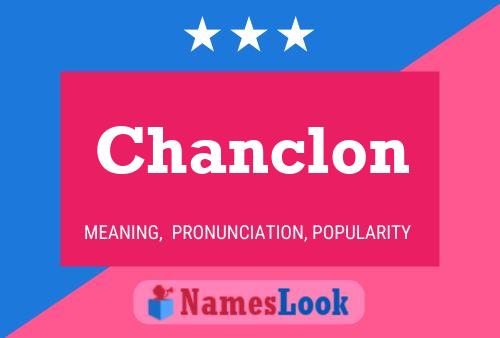 Póster del nombre Chanclon