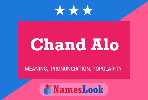 Póster del nombre Chand Alo