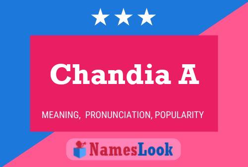 Póster del nombre Chandia A