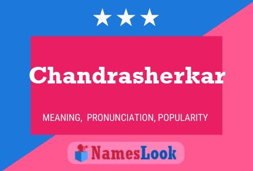 Póster del nombre Chandrasherkar