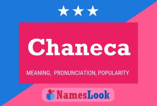 Póster del nombre Chaneca