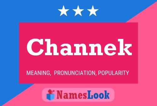 Póster del nombre Channek