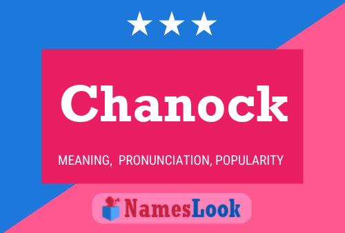 Póster del nombre Chanock