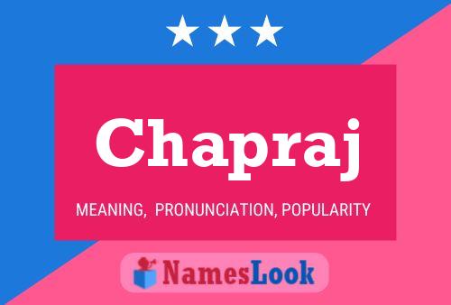 Póster del nombre Chapraj