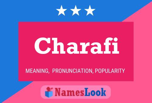 Póster del nombre Charafi