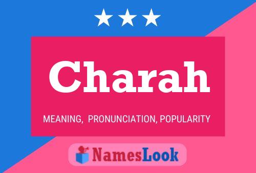 Póster del nombre Charah