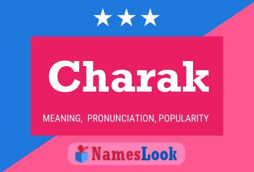 Póster del nombre Charak