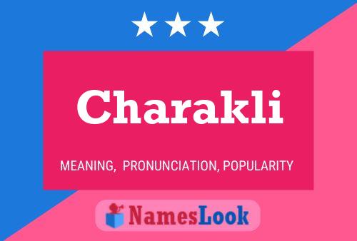 Póster del nombre Charakli