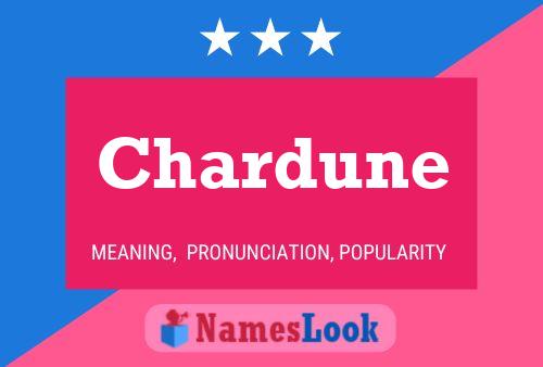 Póster del nombre Chardune