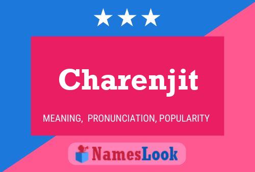 Póster del nombre Charenjit