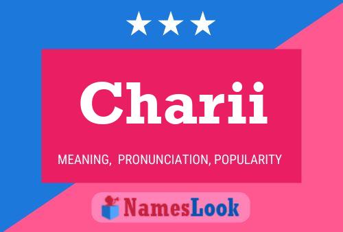 Póster del nombre Charii