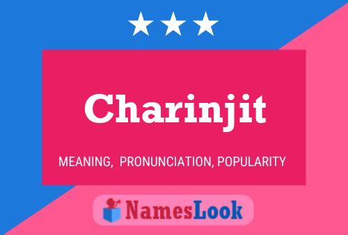 Póster del nombre Charinjit