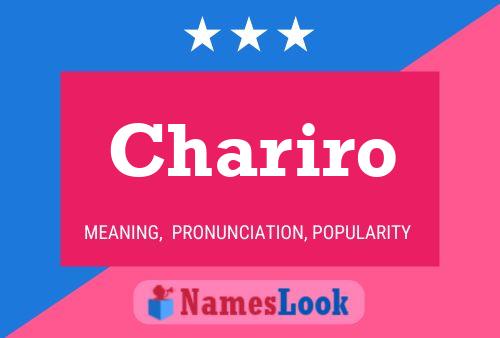 Póster del nombre Chariro