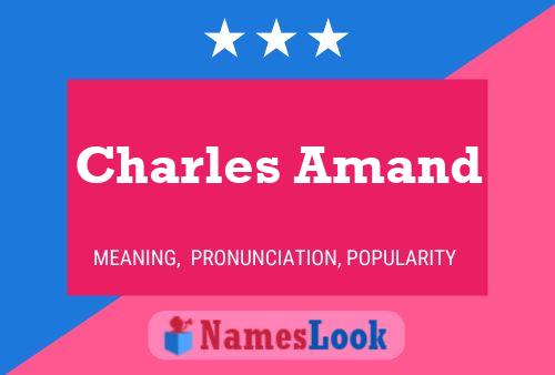 Póster del nombre Charles Amand