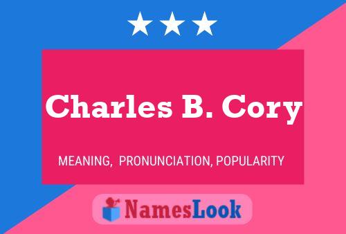 Póster del nombre Charles B. Cory