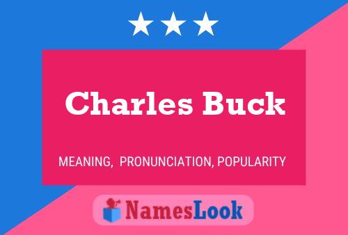 Póster del nombre Charles Buck