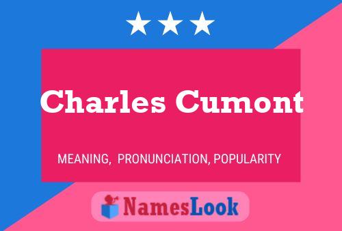 Póster del nombre Charles Cumont