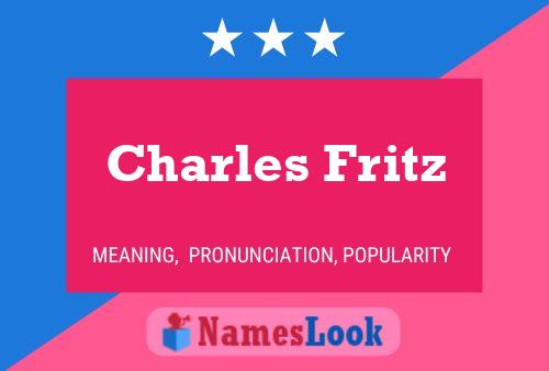 Póster del nombre Charles Fritz