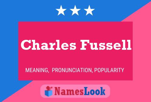 Póster del nombre Charles Fussell