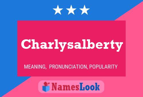 Póster del nombre Charlysalberty