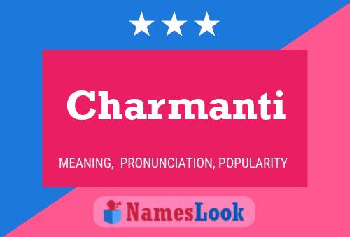 Póster del nombre Charmanti