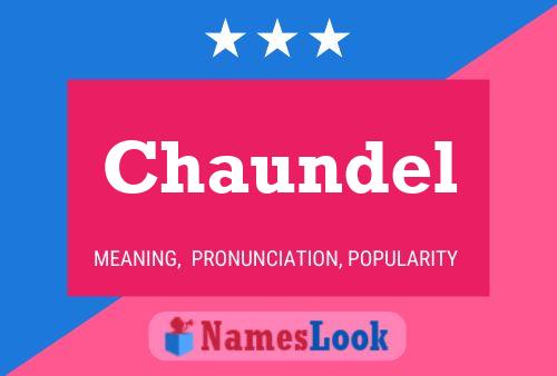 Póster del nombre Chaundel