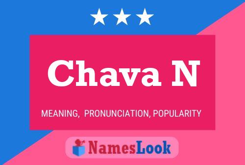 Póster del nombre Chava N