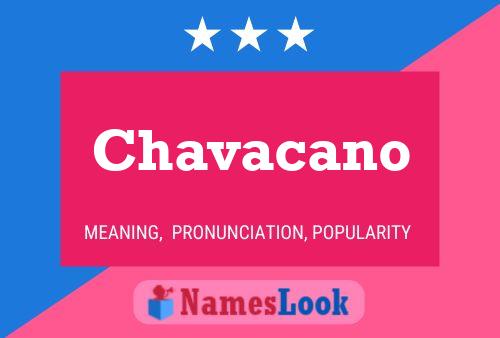 Póster del nombre Chavacano