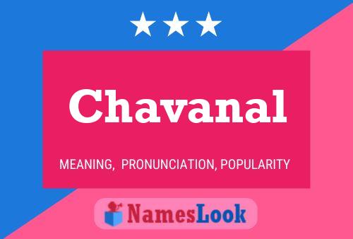 Póster del nombre Chavanal