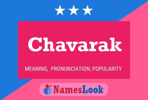 Póster del nombre Chavarak