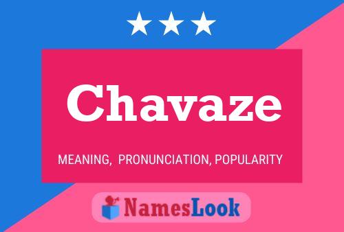 Póster del nombre Chavaze