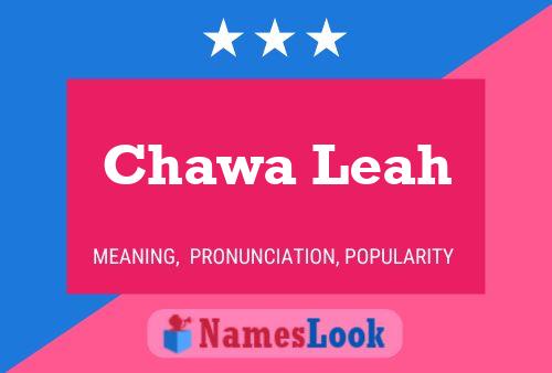 Póster del nombre Chawa Leah