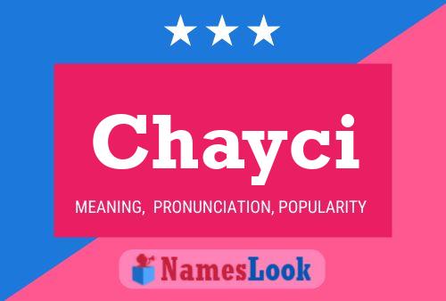 Póster del nombre Chayci