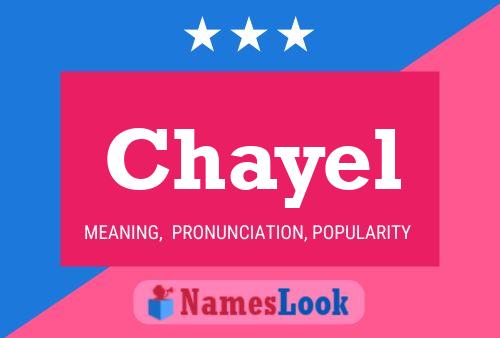 Póster del nombre Chayel